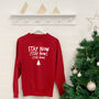 Stay Now Womens Christmas Jumper, thumbnail 2 of 6