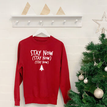 Stay Now Womens Christmas Jumper, 2 of 6