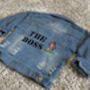 Personalised Baby/Toddler Denim Jacket With Bear, thumbnail 4 of 8