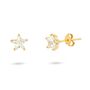 Crystal Star Stud Earrings, thumbnail 1 of 4