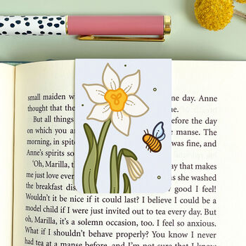 December Magnetic Birth Flower Bookmark Narcissus, 2 of 7