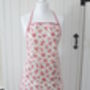 Personalised Wipe Clean Oilcloth Apron, thumbnail 3 of 3