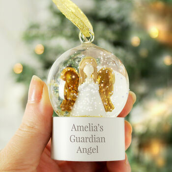 Christmas Memorial Bauble Snow Globe, 2 of 6