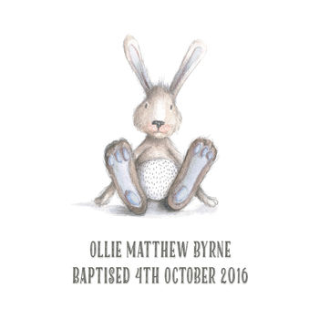 New Baby Boy Personalised Print, 4 of 4