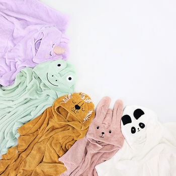 Panda Children's Hooded Towel Poncho, 11 of 12