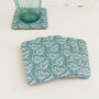 Set Of Four Cow Parsley Coasters, thumbnail 1 of 3