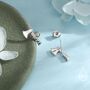Sterling Silver Viking Axe Stud Earrings, thumbnail 2 of 11