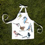 Inky Wild Birds Canvas Child's Apron, thumbnail 7 of 7