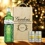 Personalised Gordons London Dry Gin Gift Set With Folkington's Tonics, thumbnail 1 of 4