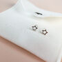 Sterling Silver Tiny Star Stud Earrings, thumbnail 6 of 6