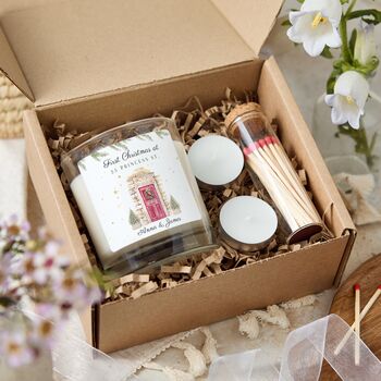 First Christmas New Home Personalised Scented Candle Gift Set, 2 of 8