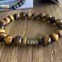 Men's Liverpool Fc Fan Tiger's Eye And Lava Rock Beaded Bracelet Duo, thumbnail 5 of 5