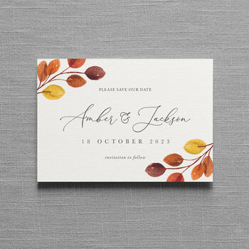 Autumn Wedding Invitations, 2 of 4