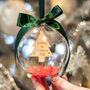 Personalised Tree Baby's First Christmas Bauble, thumbnail 2 of 7