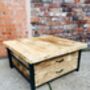 Industrial Reclaimed Coffee Table Tv Unit 279, thumbnail 1 of 5