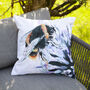 Inky Bumblebee Outdoor Cushion For Garden Furniture, thumbnail 4 of 9