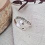 Forever Love Heart Adjustable Silver Ring, thumbnail 8 of 9