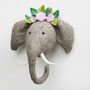 Decorative Felt Animal Heads For Childrens Bedrooms, thumbnail 9 of 12