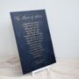 Personalised Calligraphy First Wedding Paper Anniversary Print, thumbnail 1 of 6