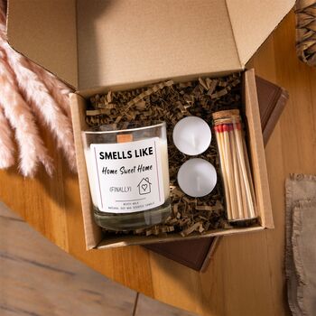 Funny New Home Candle Gift, Home Sweet Home Finally, 3 of 7