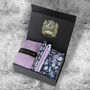 Mens Luxury Purple Floral Tie Gift Box Set, thumbnail 1 of 4