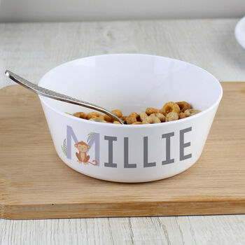 Personalised Animal Alphabet Plastic Bowl, 2 of 4
