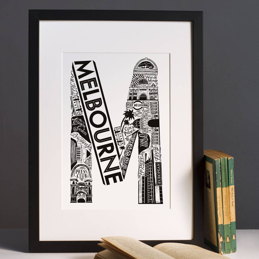 Melbourne Print By Lucy Loves This