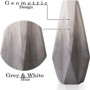 Set Of Two Geometric Ceramic Vases, 7 of 8