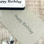 Elegant Birthday Rubber Stamp For Crafting Projects, thumbnail 2 of 5