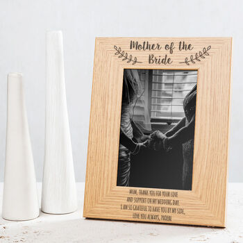 Personalised Bridesmaid Thank You Photo Frame, 3 of 9