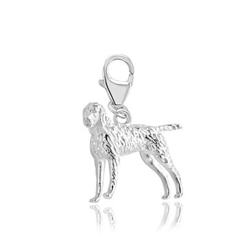 Vizsla Charm Sterling Silver, 6 of 12