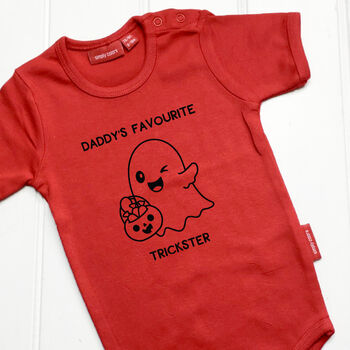 Your Favourite Trickster Personalised Babygrow/ T Shirt, 3 of 9