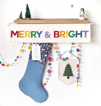 Large Custom Made Christmas Stocking, 2 of 6