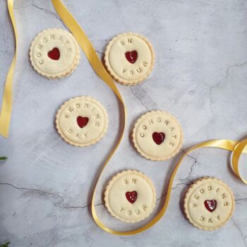 Wedding Day Letterbox Gift Biscuits, 2 of 2