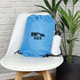 Personalised Super Car Kids Drawstring Bag, thumbnail 3 of 7