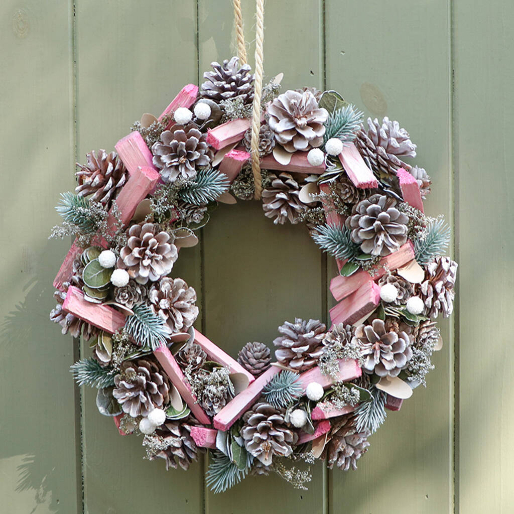 Metal Over Door 36cm Wreath Hanger Christmas Wreath Hanger