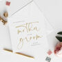 Modern Mock Gold Mother Of The Groom Wedding Card, thumbnail 1 of 2