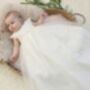 Silk And Tulle Christening Gown | Evelyn, thumbnail 2 of 12