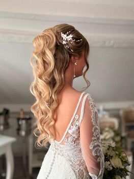 Snowdrop Bridal Hairpins, 5 of 5