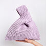 Maxi Knot Bag Easy Crochet Kit, thumbnail 3 of 8