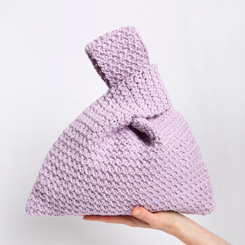 Maxi Knot Bag Easy Crochet Kit, 3 of 8