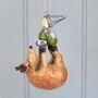 Elf And Reindeer Decoration, thumbnail 4 of 4