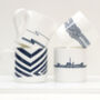 Dazzle Ship Bone China Mug, thumbnail 2 of 2