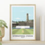 Personalised Print Gift Of Any Cricket Ground, thumbnail 5 of 11