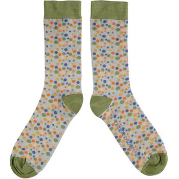Men's Organic Cotton Patterned Socks, 4 of 8