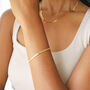 Gold Plated Snake Chain Bracelet Waterproof, thumbnail 4 of 4