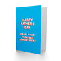 Joke From Your Greatest Achievement Funny Fathers Day Card, thumbnail 2 of 6