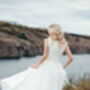 Bohemian Linen Wedding Dress, thumbnail 7 of 12