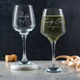 Personalised Wine Glass 50th Birthday Gift For Mum Or Friend, thumbnail 9 of 9