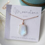 Rainbow Moonstone Necklace, thumbnail 3 of 10